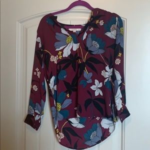 Loft floral dress top